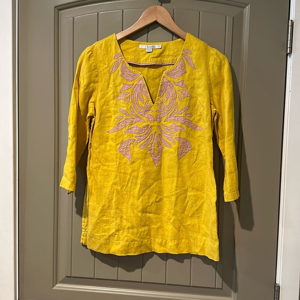 BODEN Linen Tunic sz 4